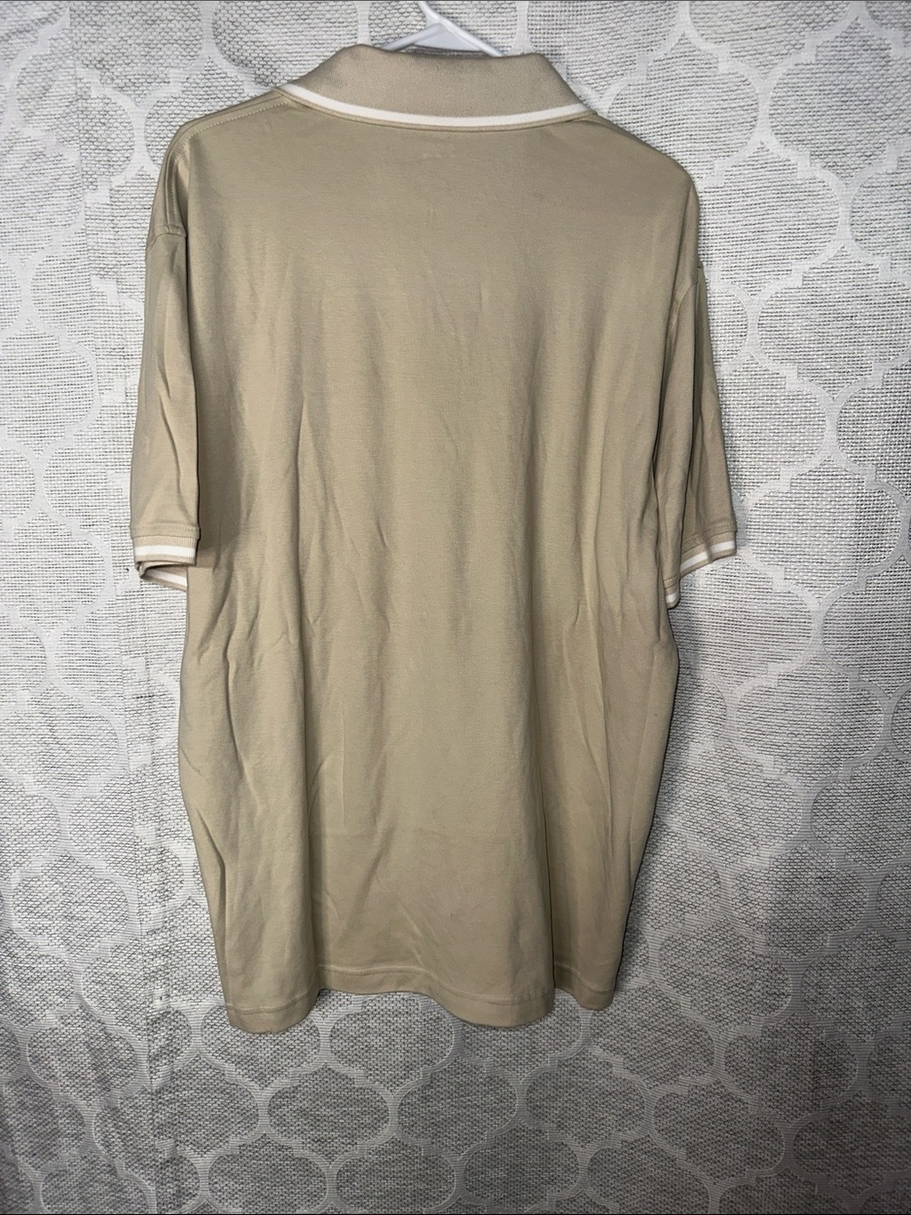 NWT Tommy Hilfiger Classic Knit Polo Top Cream White Size XL - Picture 6 of 6